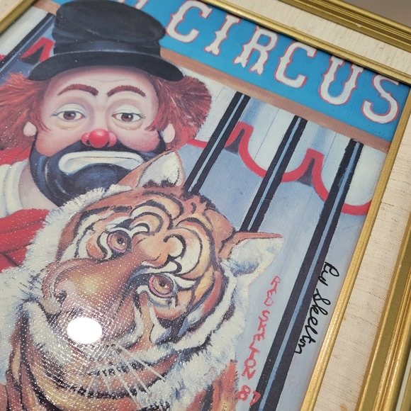 Red Skelton "Hold That Tiger" clown numbered 890/5000 limited signed print rare - Picture 10 of 11